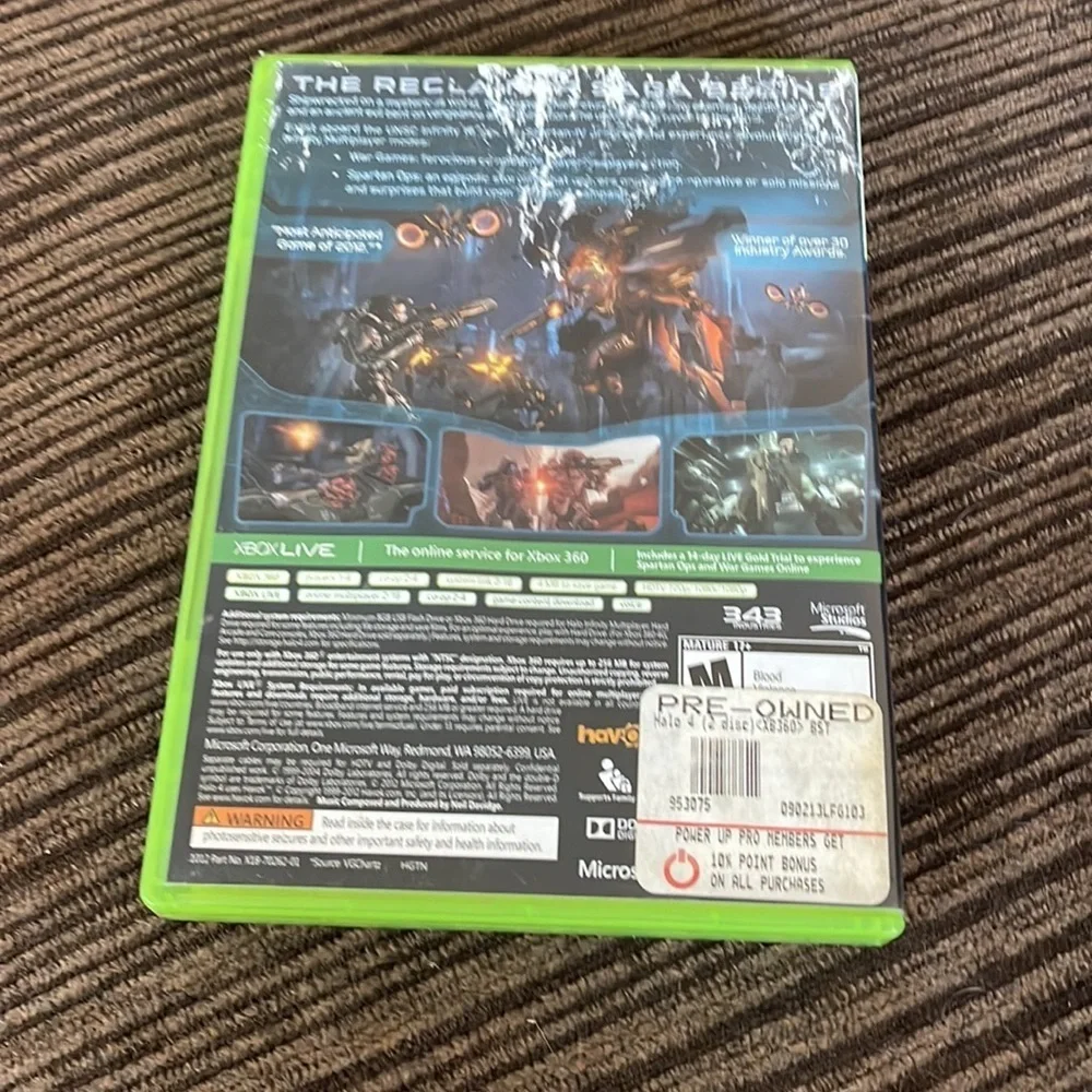 Microsoft studios xbox 360 halo4